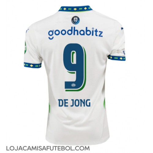 Camisa de Futebol PSV Eindhoven Luuk de Jong #9 Equipamento Alternativo 2024-25 Manga Curta